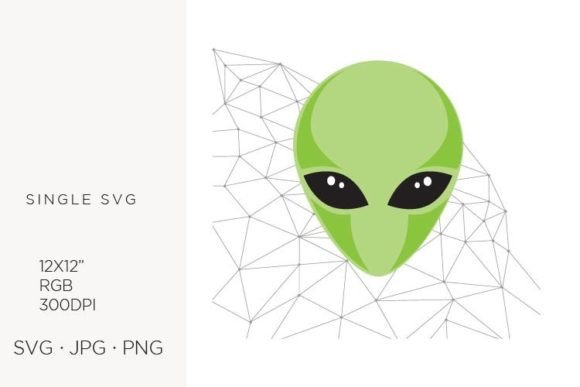 Alien Head & Tech Network Art