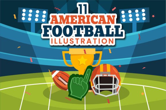 Evaluating the 11 American Football Vector Illustration Set for Sports Design Projects