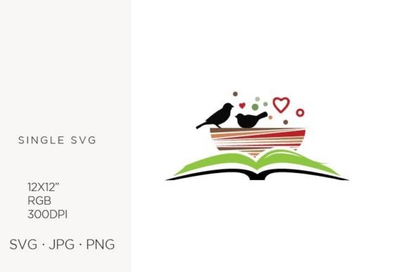 Open Book and Birds Nest: Elevating Your Creative Projects with High-Quality Digital Assets