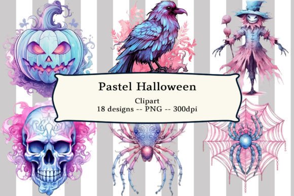 Redefining Spooky: The Strategic Value of Pastel Halloween Clipart in Modern Design