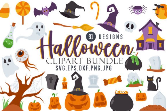 Unlocking Creative Potential: A Guide to the Halloween Clipart Bundle in Flat Style and Flourishes