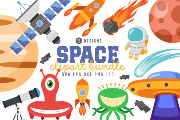 Unlocking Creative Potential with the Space Clipart Bundle
